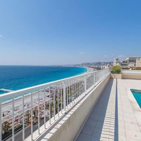 Royal Promenade Pool Terrace With Sea View Appartamento Nizza Esterno foto