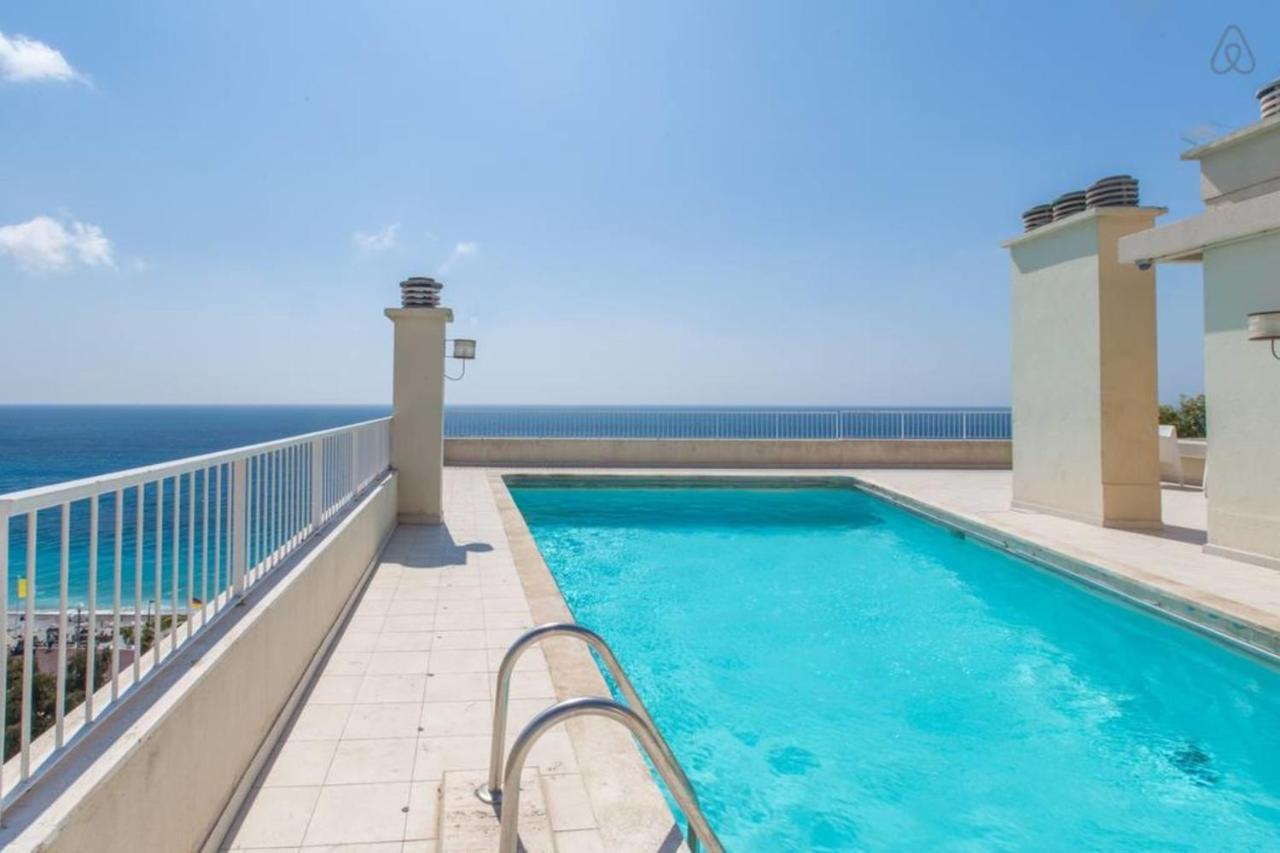 Royal Promenade Pool Terrace With Sea View Appartamento Nizza Esterno foto